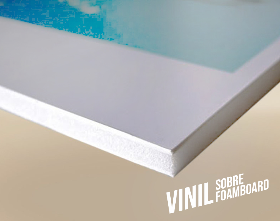 Vinil sobre foamboard